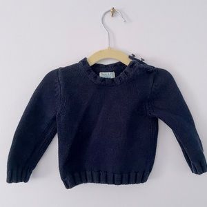 3 for $25: Vintage Best & Co. 12M Navy cotton sweater